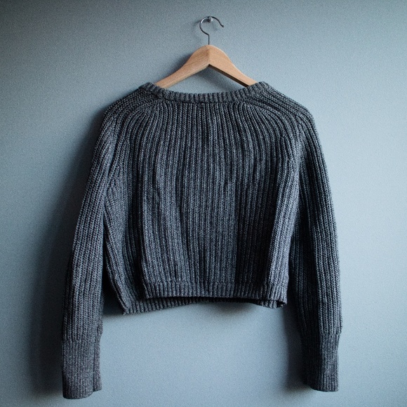 American Apparel Fisherman Cropped Sweater - Picture 5 of 5